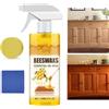 Generico Pulitore e Rigenerante per Legno - Spray Lucidante Mobili da 120 ml - Lucida e rigenera il legno | Armadi Pavimenti In Parquet Falegnameria Cucina Casa Bagno Interno Esterno
