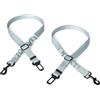 Amazon Basics - Cintura di Sicurezza per Cani, Imbracatura Regolabile per Auto, Cintura Regolabile: 67cm, Ciotola da Viaggio Pieghevole: 13,0cm x 5,5cm/1,5cm, Nero/Blu/Arancione