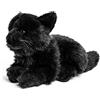 Uni-Toys - Gatto nero, disteso - 20 cm (lunghezza) - animali domestici - peluche