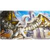 Gamegenic - MTG - Secrets of Strixhaven Shiny Playmat: Silverquill, the Disputant - Accessorio da Gioco - Tappeto Stampato a Colori - Multilingue