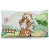 NICI-62244 Cuscino con Motivo Pony K, Morbido e Adatto, Ragazze e Amanti dei Peluche, Ideale per casa, Asilo o in Viaggio, Marrone, Colore Cavallo Holly, 62244