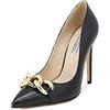 QUEEN HELENA Scarpe con Tacco a Spillo Decollete Eleganti a Punta Chiusa Donna K2097 (Nero, Numeric_36)
