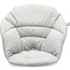 Stokke Cuscino Stokke Clikk, Grey Sprinkles - Compatibile con il Seggiolone Stokke Clikk - In Cotone organico - Double-face e Lavabile in lavatrice - Per bambini dai 6 ai 36 mesi