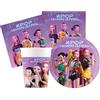 WOOPARTY Kit Compleanno Tavola K-Pop Demon Hunters 16 persone (52 pezzi: 16 piatti 18cm, 16 bicchieri 200ml, 20 tovaglioli) in carta