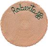 Generico Tovaglietta americana colazione con treccia al bordo regalo personalizzata con nome - regalo di Natale - tovagliette personalizzate - idea regalo (Beige scura)