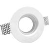 AERREGI PORTAFARETTI IN GESSO SET DA 10 PEZZI | PORTAFARETTI TONDI Ø 10 cm ADATTO PER LAMPADE GU10 E MR 16 | COMPLETO DI FERMA FARETTO E PORTALAMPADE | PORTAFARETTI TONDI AD INCASSO PER SOFFITTI