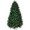 HOMCOM Albero di Natale 210cm Artificiale Pieghevole con 1064 Rami Verde