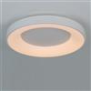 Alpinaluz Plafoniera LED Soffitto Ø50cm 40W Metallo Bianco CCT 3000K 4000K 6000K Selezionabile 5000lm CRI85 Lampada LED Rotonda Design Moderno Classico Lusso per Soggiorno Camera Cucina Plafoniera