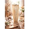 Generico Vaso Alto in Terracotta 72 cm - Vaso da Pavimento Decorativo Stile Naturale - Design Artigianale Rustico per Interni - Arredo Casa Soggiorno Ingresso