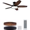 VONLUCE 107 CM Ventilatore da Soffitto con Luce LED a Spettro Completo e Telecomando, 3CCT, Motore DC Reversibile Silenzioso a 6 Velocità Ventilatore da Soffitto Basso per Camera da Letto Soggiorno