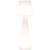Techly 365245 Lampada LED RGB da Pavimento Multicolor 16 Colori Regolazione Intensità IP66 Bianco