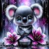 AIRDEA Koala carino Diamond Painting, Koala Diamond Painting Kit Completo, Diamantini Crystal Art Hobby Creativi Adulti Decorazione per Casa 30x30 cm