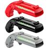 HUAQIAOXI Apribottiglie Cap Gun, Pistola Bottiglie Aperte, Cavatappi Pistola, Apribottiglie Sparatutto Feste in Casa, Barbecue all'Aperto, Gioco Creativo, Regalo Divertente da Bere da Bar (rosso, nero e grigio)