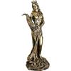 Miaoyak Statua Della Dea Della Fortuna e Ricchezza - Ornamento in Resina per Libreria, Casa, Soggiorno, Ufficio