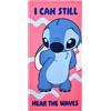 CARTOON Telo Mare Disney Stitch 70x140 cm Asciugamano in Microfibra 240 GSM Asciugatura Rapida Leggero Idea Regalo Bambini