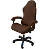 tintoke 4 pezzi RivestimentoperSediadaGioco,Coprisedie da Ufficio,coprisedia da gioco,Copertura per Sedia da Gaming,con cerniera,adatto per sedie da gioco,sedie da computer,sedie girevoli (dark brown)
