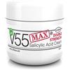 V55 MAX Crema Acido Salicilico Doppia Resistenza Per Foruncoli Punti Neri Macchie e Problema Della Pelle Senza Parabeni - 50 Grammi