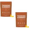 Générique Gummies Self-Tanning for Women, Self Tanning Prolongs Accelerates Tanning, Vegan Sugar Free Carotene Long-Lasting Tan Complexion Pelle sana e radiosa, supporto alla vitalità e idratazione per un