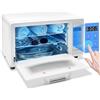 CGBE 160W Autoclave Sterilizzatore UV: 10L Sterilizzatore Estetica con Asciugatura - 75°C Aria Calda a Temperatura Costante - Professionale Sterilizzatore per Salone di Bellezza Barbiere - Bianco