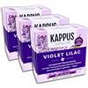 Kappus - Confezione da 3 saponi Violet Lilac 3 x 125 g
