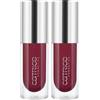 Catrice Cosmetics Catrice ETERNAL RED Cherry Bomb Olio Labbra, volumizzante, volumizzante, lucida (3.6ml) (Confezione da 2)