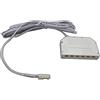 PB-Versand 12 Volt scatola di distribuzione a 6 Amp 3 a 200 cm per lampade led Splitter cavo di alimentazione per 6 lampadine LED