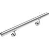 Monzana corrimano acciaio inox V2A ringhiera scale ingresso giardino 50cm passamano esterni interni fissaggio a parete
