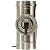 MBM Elemento ispezione canna fumaria DN 130 tubo acciaio inox 316