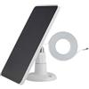 HUXGO Pannello Solare 3W - Alimentazione esterna per sirena d'allarme wireless HUXGO - Caricabatterie solare monocristallino con cavo da 3 m, HXA-PS030