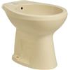 Barbottina Bidet a terra in ceramica champagne serie elite