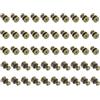 QUARKZMAN 50 Pcs Mini Manopole Tonde, 5mm Piccole Maniglie per Cassetti, Maniglie per Ante Armadio per Cassettiera Armadio Scatola Gioielli Custodie Regalo, Nero