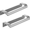 SOTECH 2 x Maniglia per Mobili LYS Distanza Fori 160 mm Effetto Acciaio Inossidabile Opaco Maniglia Design Maniglia per Cassetto Maniglia per Cucina Maniglia per Porta a Soffietto di JUNKER DESIGN
