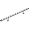 Monzana corrimano acciaio inox V2A ringhiera scale ingresso giardino 80cm passamano esterni interni fissaggio a parete