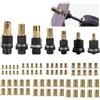LYPPUL Set di 7 pinze per rivetti, pinze filettate con 70 dadi per M3 M4 M5 M6 M8 M10 M12, pinze rivettatrici manuale per automobili, conduttori, mobili