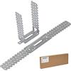 STRÜBER Appendino diretto (125 mm/100 pezzi), spessore 0,8 mm, gancio a U per profili CD 60/27 e doghe in legno, accessori per cartongesso
