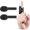 AYBUY 2 Pezzi Stecche per le Dita, Tutore per Dita della Mano Regolabile con Barra Metallica Rimovibile, Supporto di Mano Splint Dito per Tutte le Dito per Pallavolo, tenni, pallacanestro