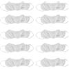 GUOHOQIX 10 pezzi Reggiseno monouso tessuto senza cuciture, top per spa e salone, intimo per donne e ragazze (Bianca)