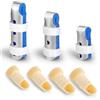 AYBUY Stecche per Dita, 7 pezzi Supporto per le dita, Tutore Dito Finger Splints, Regolabile Traspirante Tutore per Dita a Scatto, Stabilizzatore per dita per Medio, Indice, Anulare, Mignolo