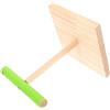 Toddmomy Trespolo per Pappagalli in Legno Forte Presa Antiscivolo, Supporto da Tavolo per Uccelli per Gioco e Interazione Pappagalli e Uccelli
