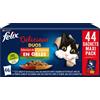 Felix Purina, Felix, delizioso duo, Maxi pack, 44 x 85g-La confezione può variare