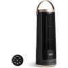 Levoit Windi Mini Pro Ventilatore a Torre Compatto Portatile, 20 dB Silenzioso, Motore DC con Batteria Integrata, Raffreddamento Fino a 7 m/s, 5 Velocità, Oscillazione 90°, Timer 12h, Grigio Scuro