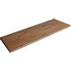 MODULARREDO | MERCURIO Mensola da Muro, Mensola Legno, Scaffali Legno, Mensola da Parete, 56x20x1,8 cm, Kit Tasselli Incluso, Noce - Made in Italy