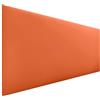 DHOME Testiera Imbottita Liscia in Similpelle Altezza 70CM Spessore 4cm e 8cm per Parete Acustica Testate Letto Pannello Fonoassorbente Camera da Letto (Similpelle Arancione, 160cm, Spessore 4cm)