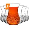 NORDIC SCHILLER Set di bicchieri da tè turco da 155 ml, 6 pezzi (set da 6 persone), 6 bicchieri da tè turco, tazze da tè