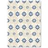 Panorama Tappeto in Vinile - Tappeti in PVC Grandi - Tappeto da Cucina, Corridoio e Soggiorno - Modello Vera Blu 100x140 cm