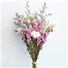 zalati Mazzi di Fiori Secchi Mini Fasci di Fiori Naturali Goffrati Mazzo di Gambo Vegetale per Decorazione - Rosa, Cotone, Eucalipto, Margherita