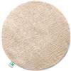 KARAT - Tappetino da bagno antimuffa - Tappetino doccia antiscivolo, morbido e morbido, lavabile - Zerbino per bagno - Certificato Oeko-TEX Standard 100 - Sky Soft, rotondo 95 cm, beige