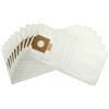 vhbw 10x sacchetto compatibile con Kärcher T 12/1, T 11/1 Classic HEPA aspirapolvere - microfibra, 7 L, 55cm x 24,7cm Bianco