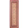 Carpeto Rugs Carpeto Tappeto Corridoio Classico - Motivo Ornamenti - Pelo Corto - Collezione Verona - Rosso - 70 x 250 cm