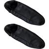 Pevlkawr Copribracciolo Auto Universale 2 Pezzi - Rivestimento per Braccioli Anteriori in Tessuto Elastico Nero per Auto, SUV, Furgone e Camion - Protezione Sedile